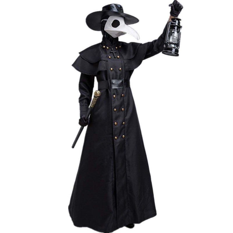 Ethnic Wear Fashion Brand - Halloween Cosplay Costume Pastor Black Robe