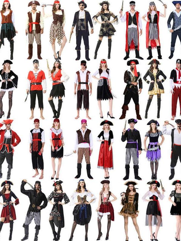 Ethnic Wear Fashion Brand - Adult Halloween Performance Pirate Costume Chinese
