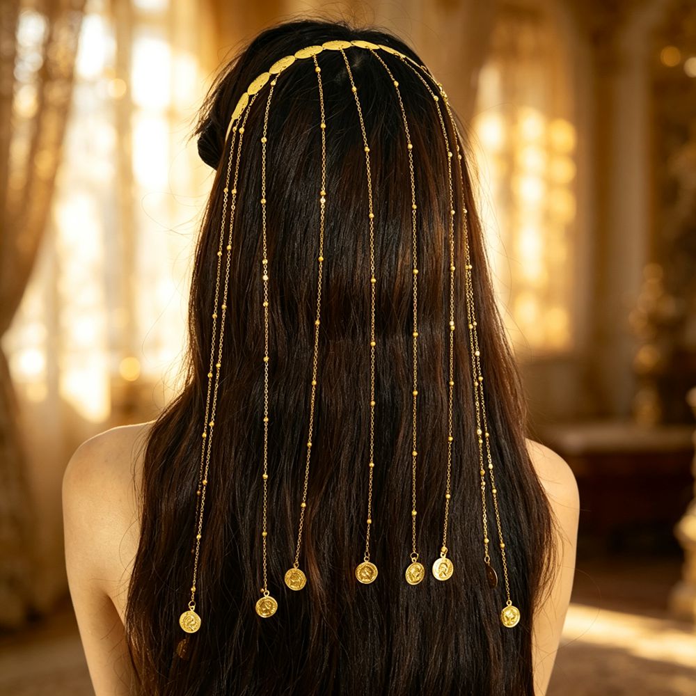 Boho Ethnic Gypsy Gold Color C - Ethnic Fashion Shoot ulasan dan harga