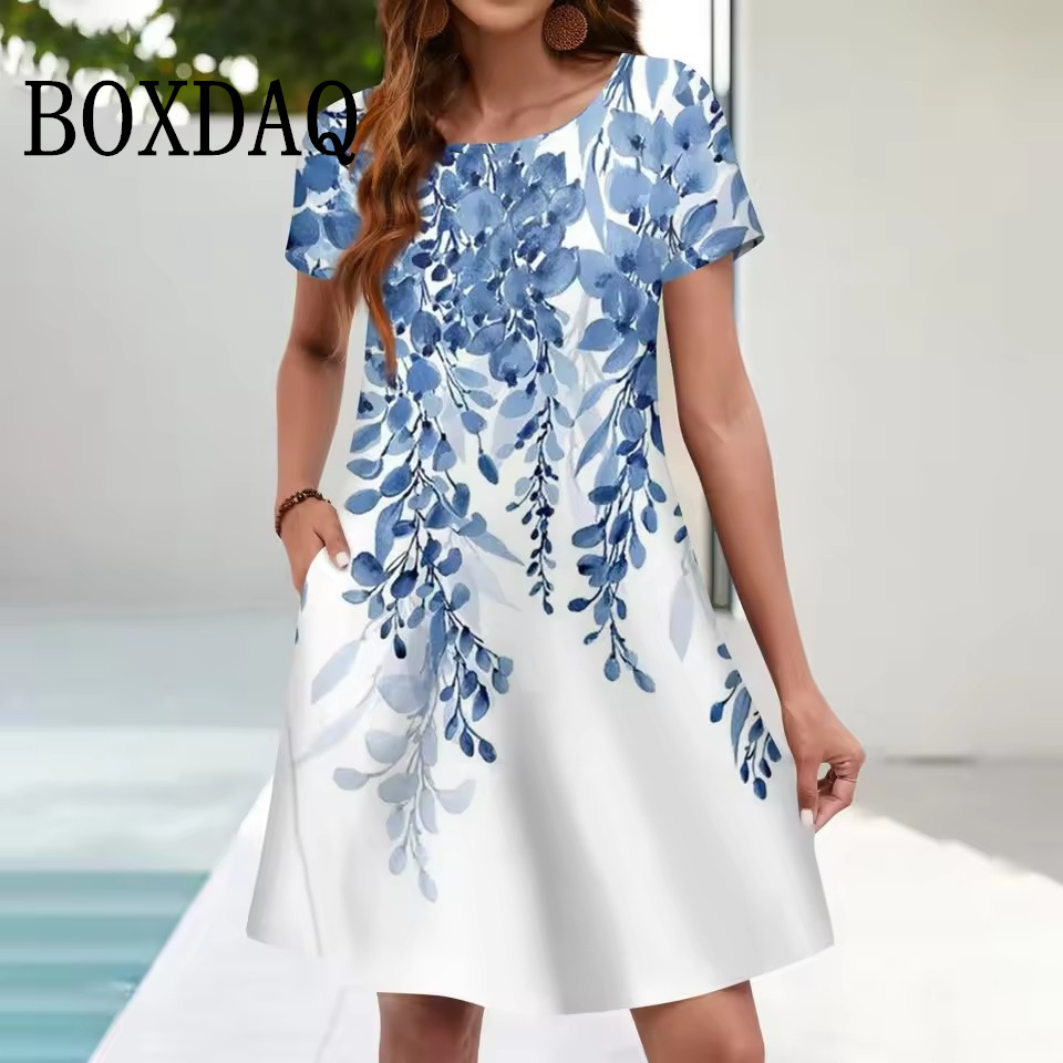 Women'S Casual Sundress Loose  - Ethnic Fashion Dress ulasan dan harga