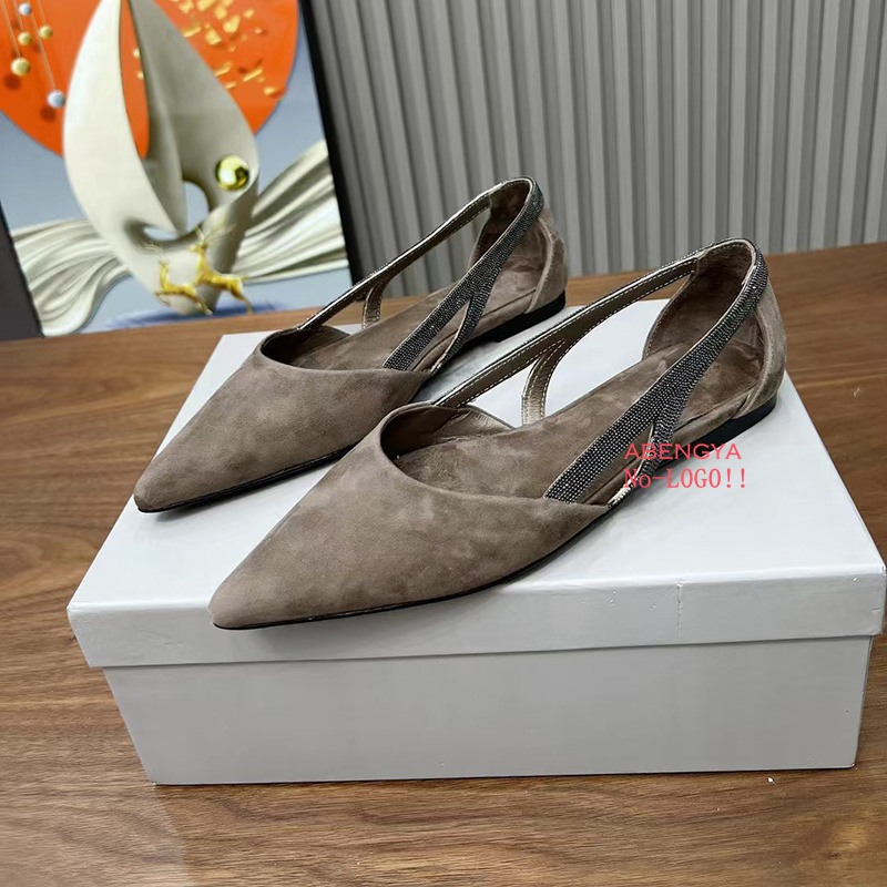 2026 Autumn New Suede Flat Loa - Ethnic Fashion Walk ulasan dan harga