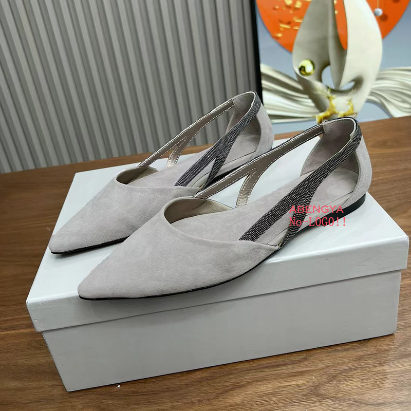 2026 Autumn New Suede Flat Loa - Ethnic Fashion Walk ulasan dan harga