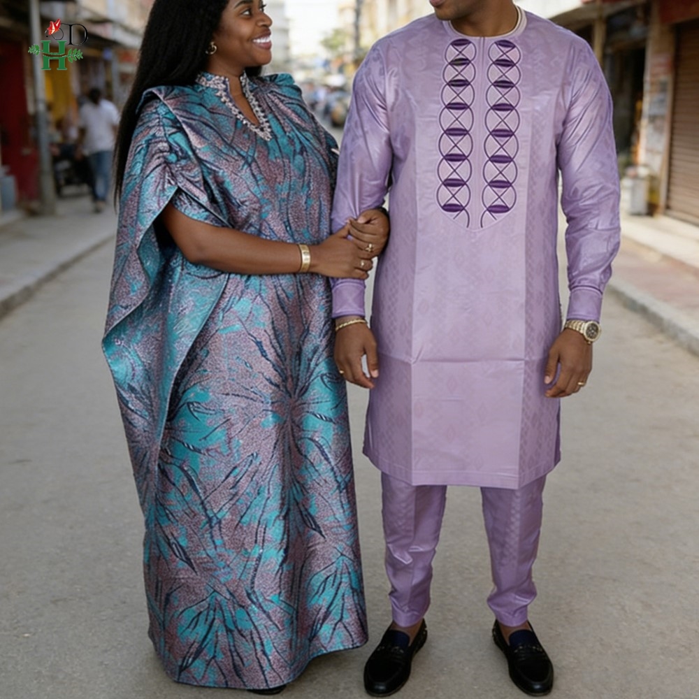H&D African Dresses For Couple - Boubou Men Africa ulasan dan harga