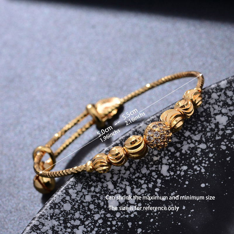 24K 4pcs Ethnic Bead Gold Colo - Ethnic Fashion Dubai ulasan dan harga