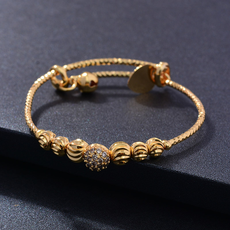 24K 4pcs Ethnic Bead Gold Colo - Ethnic Fashion Dubai ulasan dan harga