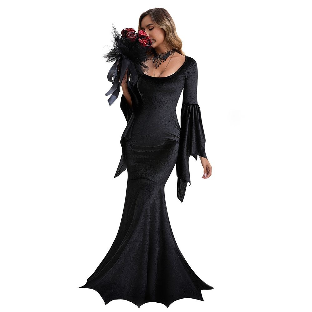 Gothic  Bat Witch Long Dress H - Ethnic Clothing & Online Fashion Store Khaadi Pk ulasan dan harga