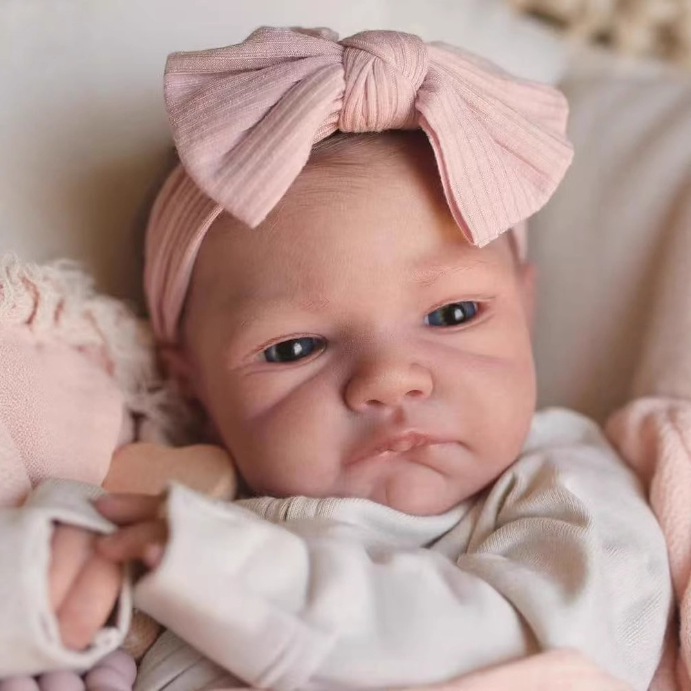48CM Reborn Silicone Dolls Aug - Ethnic Fashion Girls ulasan dan harga