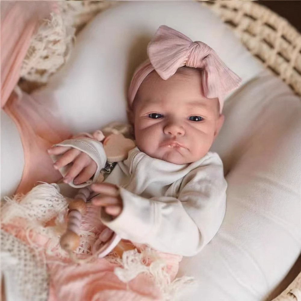 48CM Reborn Silicone Dolls Aug - Ethnic Fashion Girls ulasan dan harga
