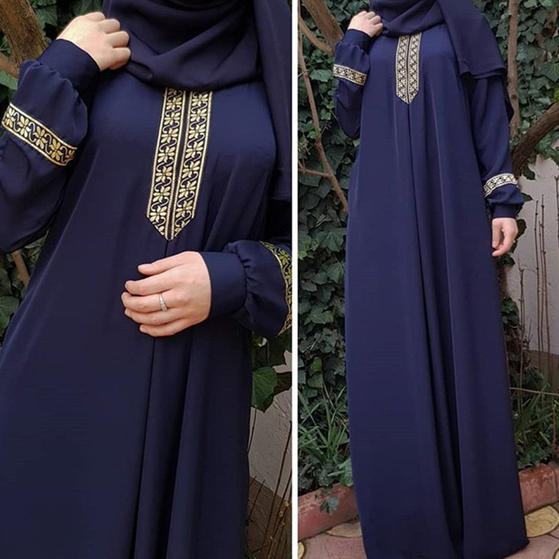 Muslim Ethnic Style Print Abay - Ethnic Fashion Dubai ulasan dan harga