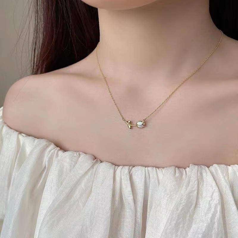 Korean Girl Necklace Sweet New - Ethnic Fashion Sale ulasan dan harga