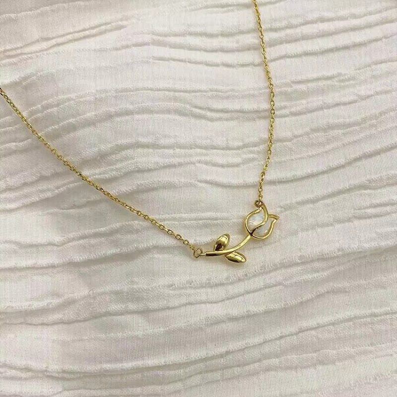 Korean Girl Necklace Sweet New - Ethnic Fashion Sale ulasan dan harga