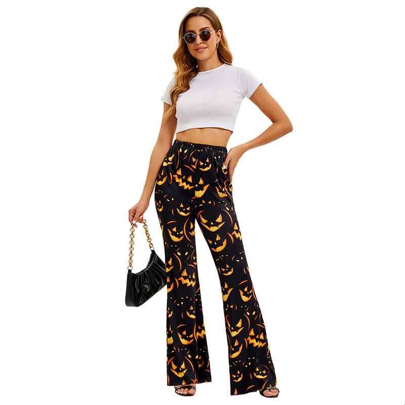 Halloween Bat Pumpkin Print Wo - Ethnic Wear Fashion Brand ulasan dan harga
