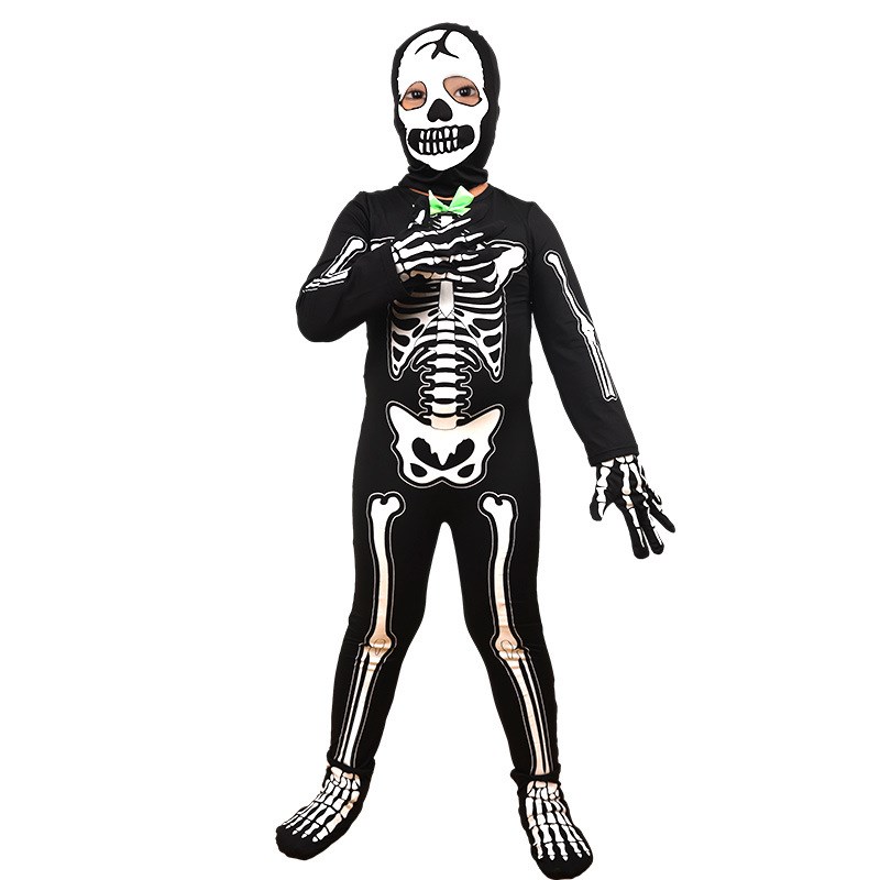 Black Glowing Skeleton Costume - Ethnic Clothing & Online Fashion Store Khaadi Pk ulasan dan harga