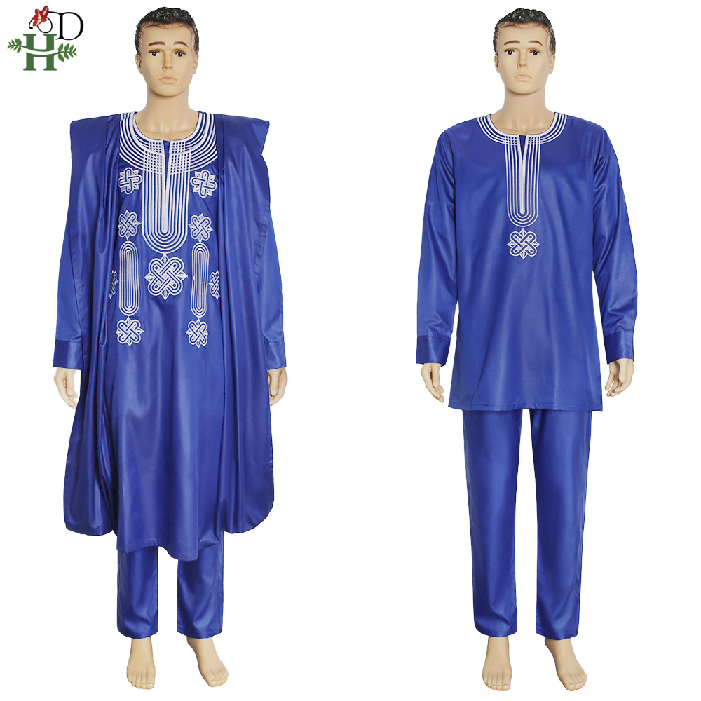 H&D African Suit For Men Robe  - Boubou Men Africa ulasan dan harga