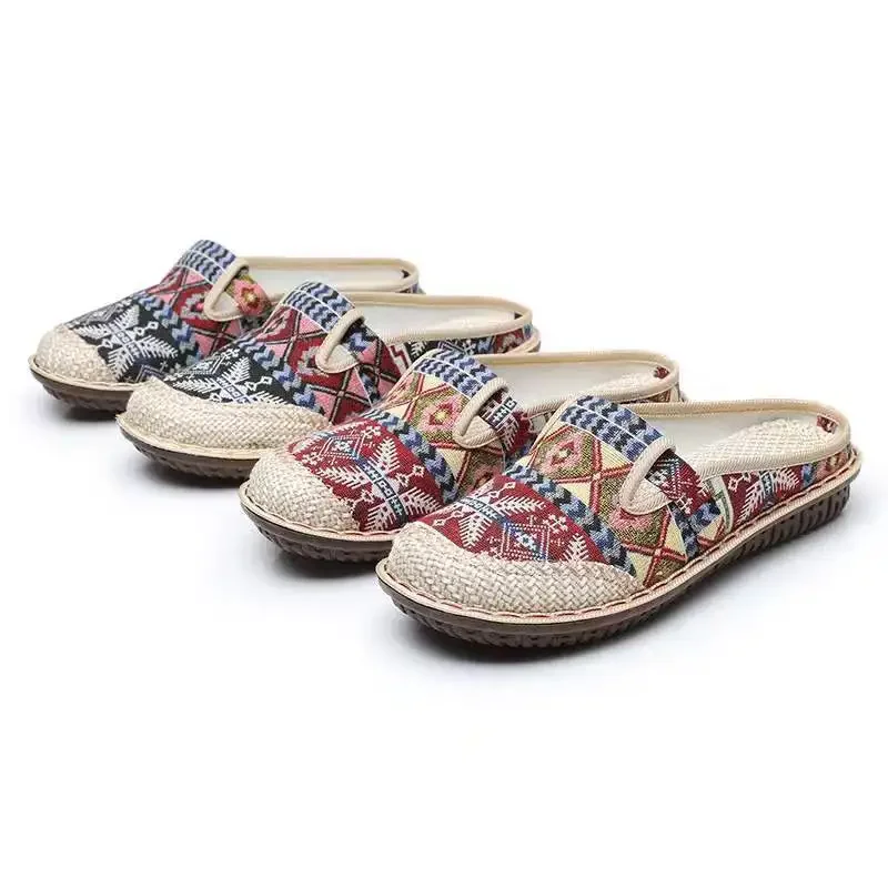 Womens Ethnic Style Slippers F - Ethnic Fashion Walk ulasan dan harga