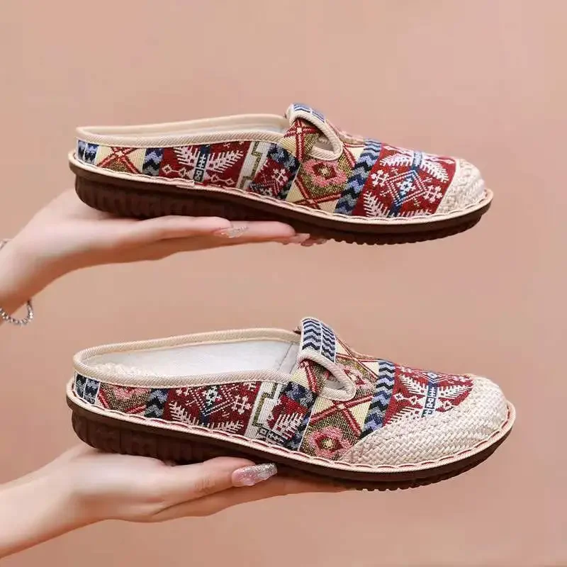 Womens Ethnic Style Slippers F - Ethnic Fashion Walk ulasan dan harga