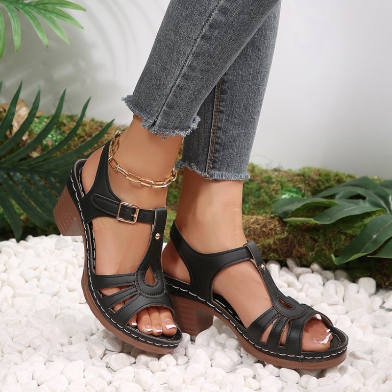 Women Ethnic Wedge Sandals Emb - Ethnic Fashion Walk ulasan dan harga
