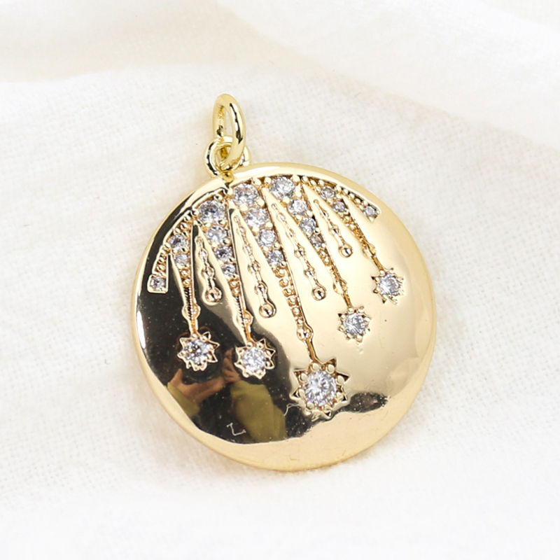 Coin Star Pendant Inlay with Z - Ethnic Fashion Shoot ulasan dan harga